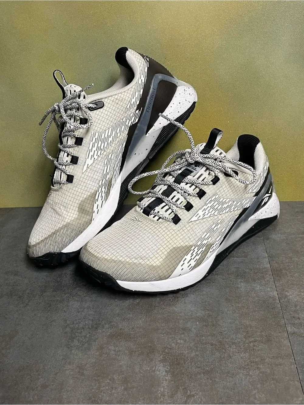 Reebok Nano X1 Women's Training Adventure Shoes Gray/Black/White Size 7.5